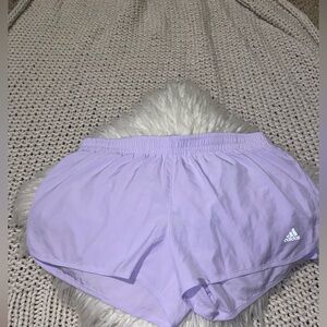 Adidas light Purple Athletic Shorts Lightweight